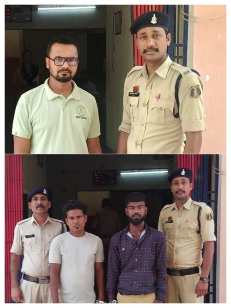 धमतरी में अवैध शराब पर सिटी कोतवाली की बड़ी कार्रवाई, तीन आरोपी गिरफ्तार