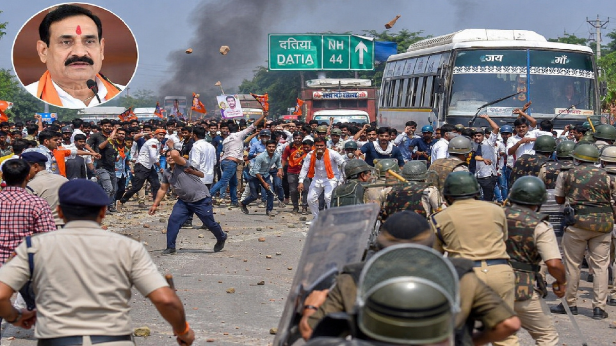 Uproar in Datia after Narottam Mishra denied ticket.