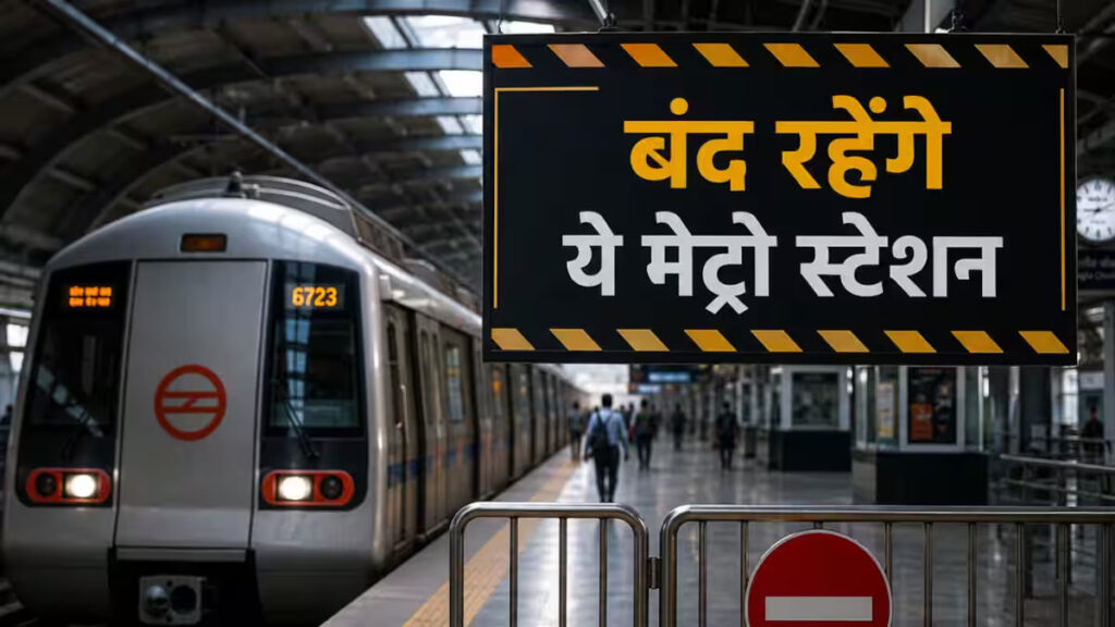 Delhi Metro Update : दिल्ली मेट्रो का बड़ा फैसला’ सुरक्षा कारणों से नई दिल्ली स्टेशन बंद, यात्रियों के लिए इंटरचेंज सुविधा निलंबित