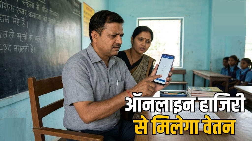 CG Teacher News : छत्तीसगढ़ में सरकारी शिक्षकों पर सख्ती’ अब डिजिटल हाजिरी से जुड़ेगा वेतन, नया नियम लागू
