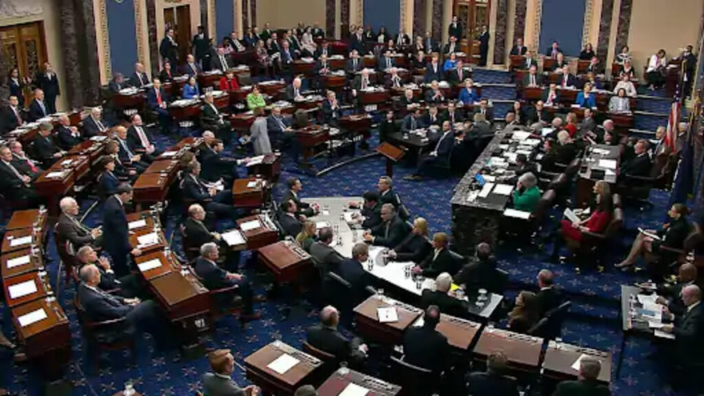 US Senate Iran Attack Proposal : US Senate में ईरान पर हमले रोकने वाला प्रस्ताव फेल, 49-50 वोट से गिरा