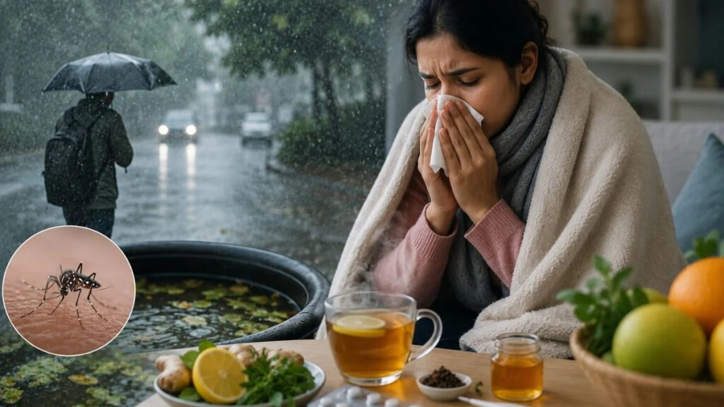 Monsoon Health Alert’ बारिश के मौसम में न करें लापरवाही’ डेंगू, मलेरिया और वायरल फीवर का बढ़ा खतरा, जानें बचाव के उपाय