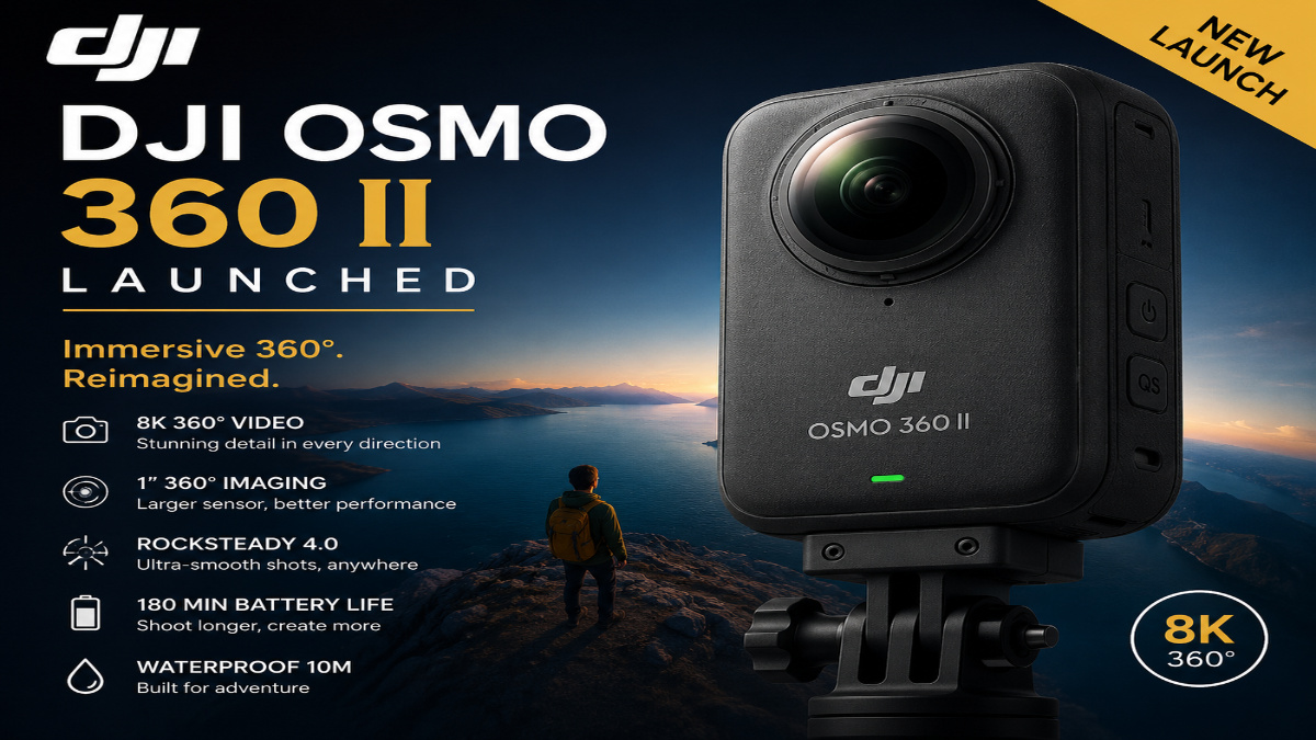 DJI Osmo 360 II Launched