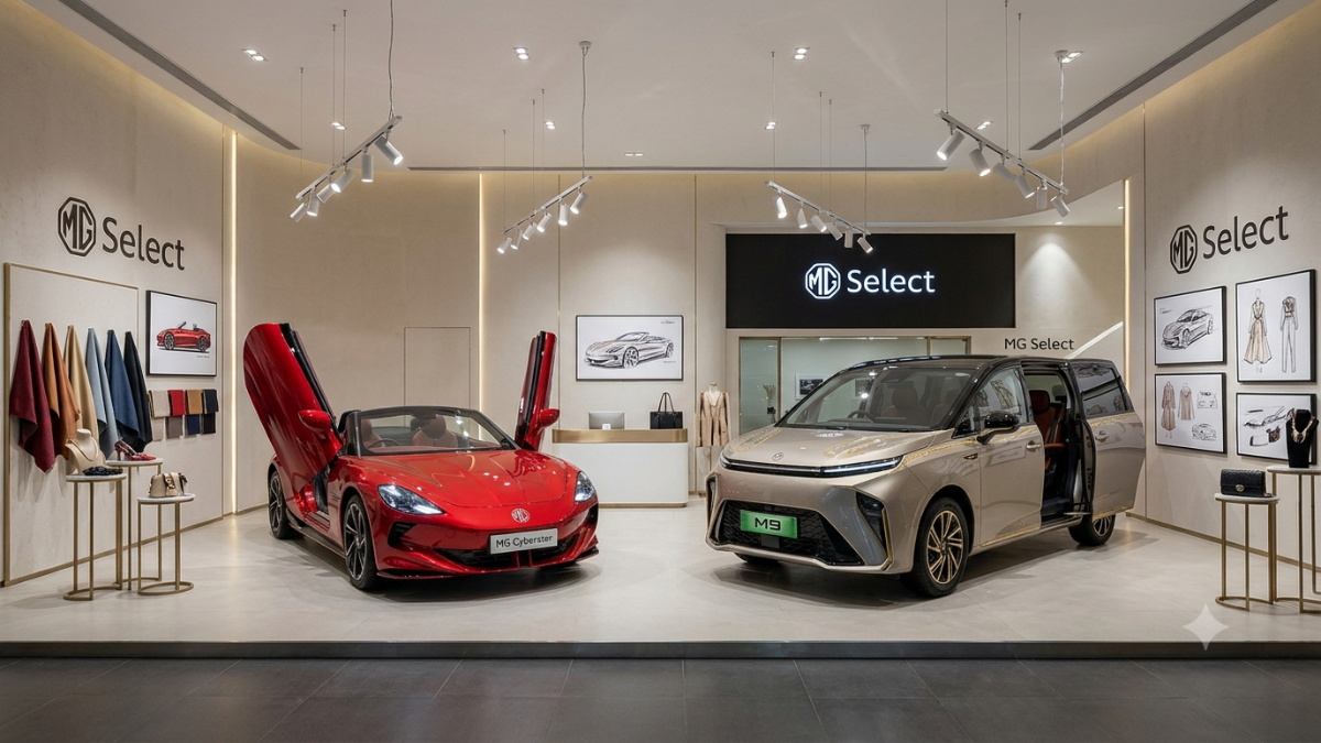MG Cyberster and MG M9 Couture Edition