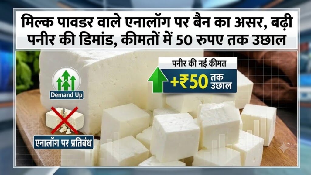 CG News : एनालॉग पनीर पर प्रतिबंध के बाद बढ़ी दूध से बने पनीर की खपत, 40 से 50 रुपये तक महंगा हुआ पनीर’ डेयरी और दुकानों पर बढ़ी पूछपरख
