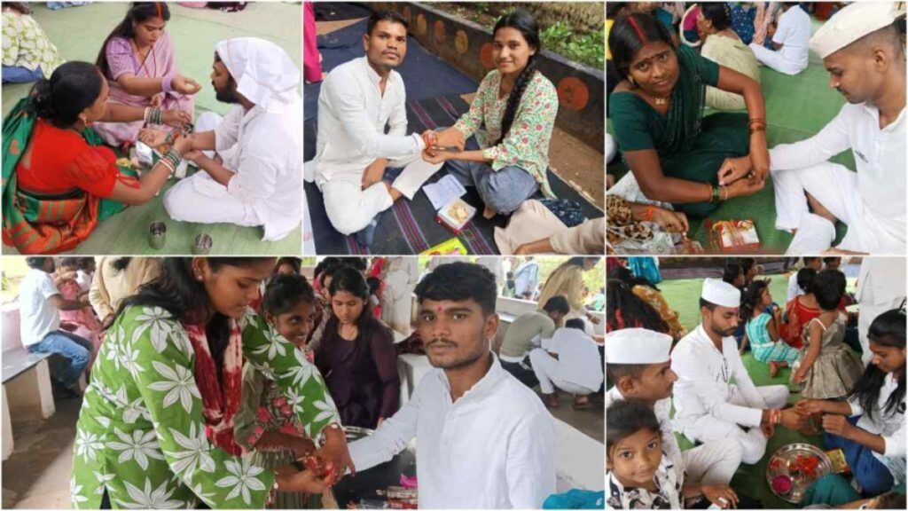 CG News : जेल की सलाखों के बीच सजा भाई-बहन के प्यार का रंग, छत्तीसगढ़ में कैदियों के साथ मनाया गया रक्षाबंधन