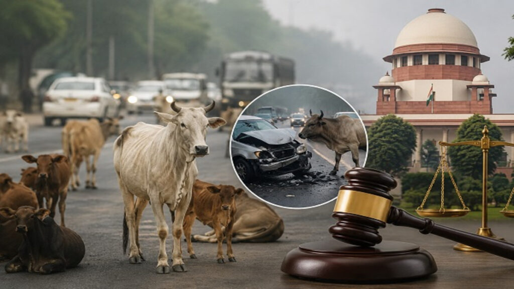 आवारा पशुओं से सड़क हादसों पर Supreme Court’ की कड़ी टिप्पणी, कहा- पीड़ितों को मिले मुआवजा, पशुपालक निभाएं जीवनभर जिम्मेदारी