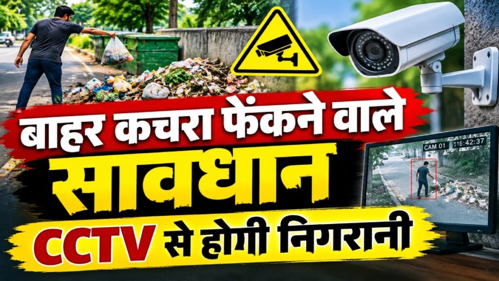 CG News : अब खुले में कचरा फेंका तो देना होगा भारी जुर्माना, 70 वार्डों में CCTV से निगरानी